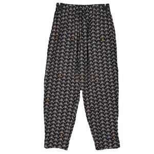 Osklen Brazil Pull On Drawstring Bug Insect Viscose Jogger Style Pant P/XS